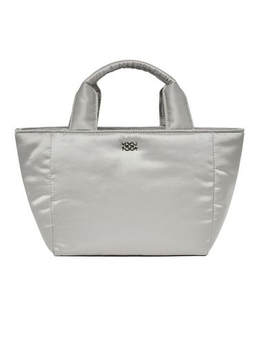 Emblem Padded Hand Mini Bag Grey - Kijun - Modalova