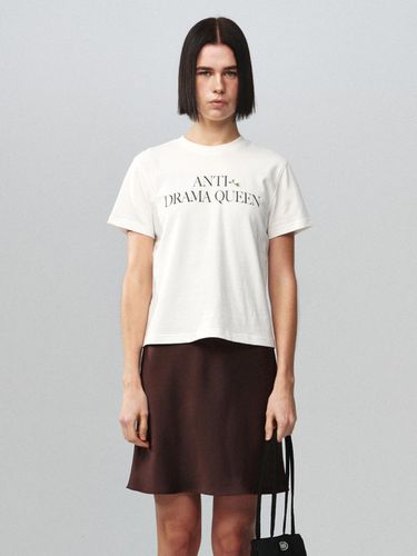 ANTI DRAMA QUEEN T Shirt Off White - Kijun - Modalova