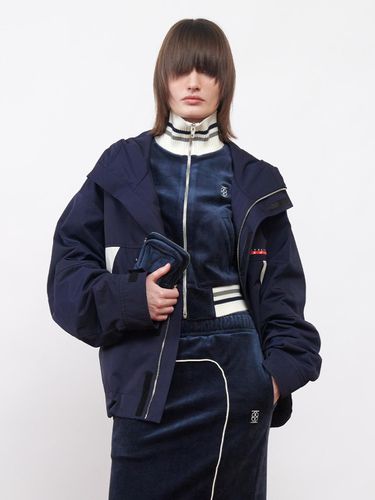 Logo Shell Jacket UNISEX Navy - Kijun - Modalova