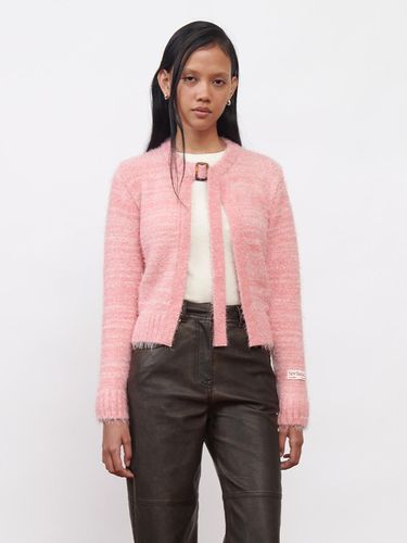 Belted Cardigan Pink - Kijun - Modalova