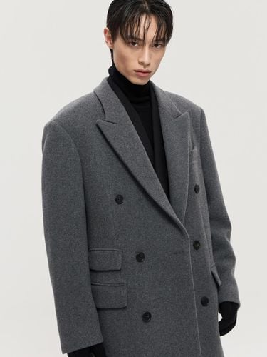 Oversized-Fit Cashmere Double Breasted Coat - TNGT - Modalova