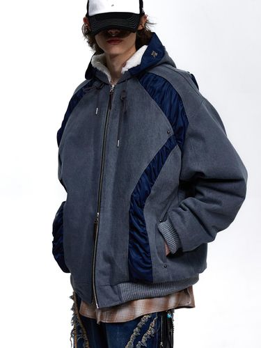 DENIM MA - 1 HOOD JUMPER - GRAY - RSSC - Modalova