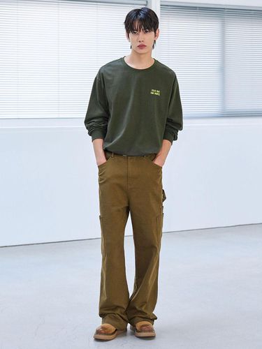 MAN Postman Long Sleeve T-shirt [VINTAGE KHAKI] / - GENERAL IDEA - Modalova