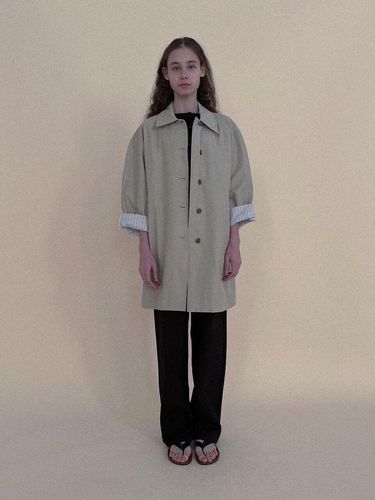 SALT Label] SINGLE TRENCH COAT - Studio Salt - Modalova