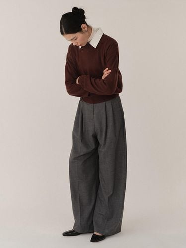 FW24 Karin Pants Gray - Melange - KINDERSALMON - Modalova