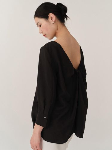 FW24 Elisabet Blouse Black - KINDERSALMON - Modalova