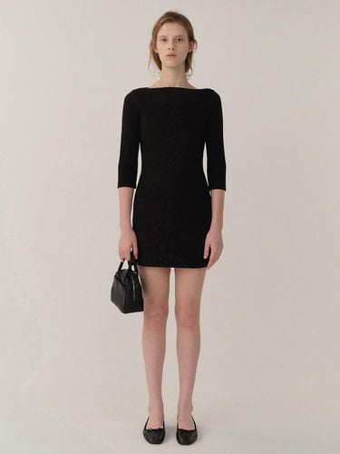 FW24 Boatneck Little Dress Black - KINDERSALMON - Modalova