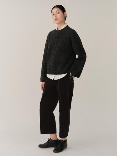 FW24 Corduroy Pants Black - KINDERSALMON - Modalova