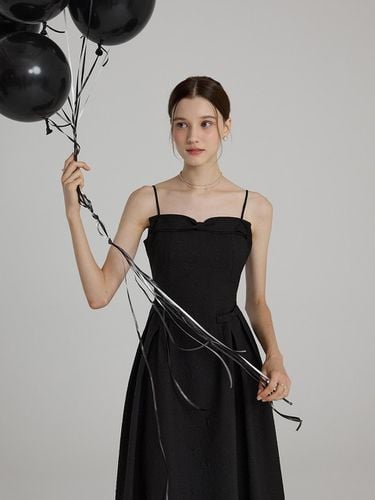 Hepburn Ribbon Bustier Dress (2color) - FLOWOOM - Modalova