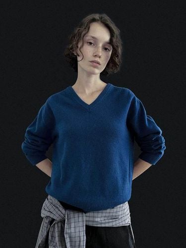 SALT Label] LEADEN WHOLE GARMENT PULLOVER_BLUE - Studio Salt - Modalova