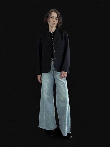 SALT Label] WIDE FIT DENIM_ LIGHT BLUE - Studio Salt - Modalova