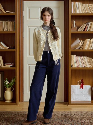 SR_Corduroy straight-leg pants - Simple Retro - Modalova