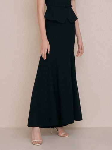 OBELIA Semi mermaid long skirt (Black) - BAU by Bride And You_BRIDAL - Modalova