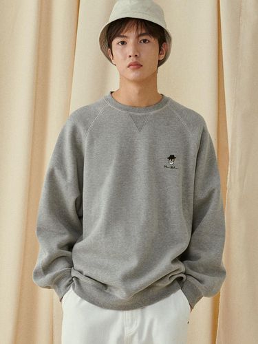 Akareet 3315 napped raglan oversized fit sweatshir - MAGOODGAN - Modalova