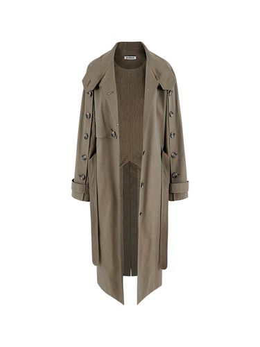 Sepia Changeant Trench Coat - odlyworkshop - Modalova