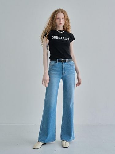 Boost Tension Bootcut Stretch Denim Pants [Blue] - oursaalty - Modalova