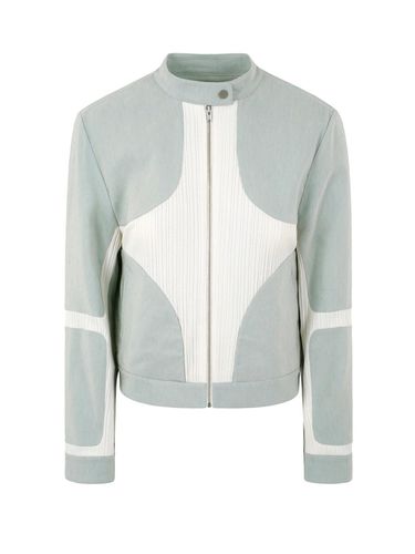 Aloe Linen Quad Moto Jacket - odlyworkshop - Modalova