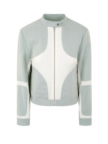 Linen Quad Moto Jacket - odlyworkshop - Modalova