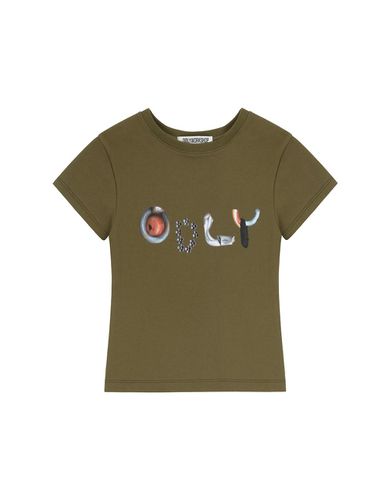 Khaki Baby Tee - odlyworkshop - Modalova