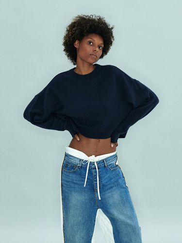 Cropped Sweater_D5WAW23103NYX - LE CASHMERE - Modalova