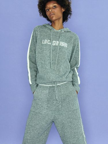 Lettering Hoodie_D5WAW23301GYX - LE CASHMERE - Modalova