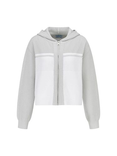 Mesh Hooded Cardigan_D5WAM24001WHX - LE CASHMERE - Modalova