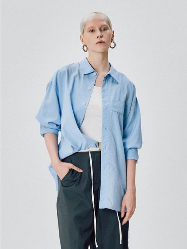 Belted shirt [Sky Blue] - NOT ONLY FOR TODAY - Modalova