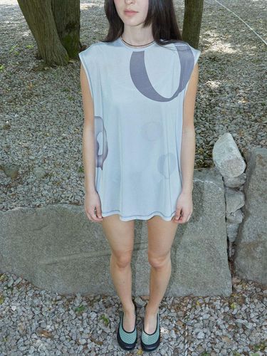 Shino Grey Muscle Tank - odlyworkshop - Modalova