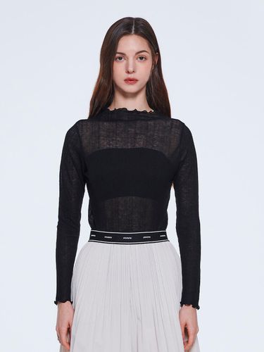 Frill see-through T-shirt_AI02WQWTS02 - yoyoyoy - Modalova