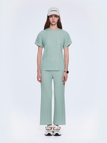 Irregular Pleated Bootcut Pants_AI04WNPSL08 - yoyoyoy - Modalova