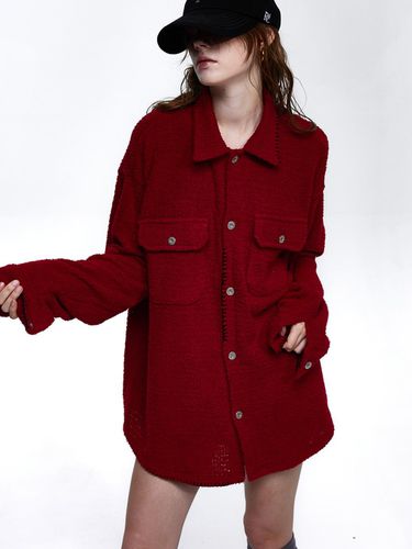 STITCHED TERRY SHIRT - RED - RSSC - Modalova