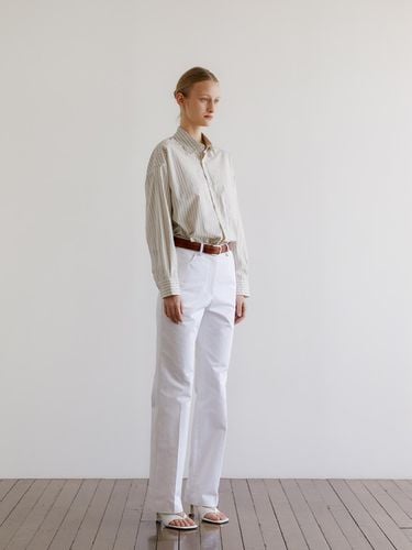 Noma Cotton Pants (White) - nyhavn - Modalova