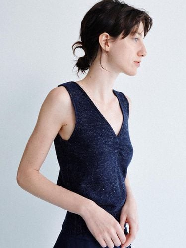 Marge Shirring Sleeveless Knit () - nyhavn - Modalova