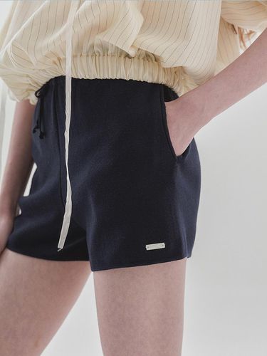 Elio Knit Shorts (Navy) - nyhavn - Modalova