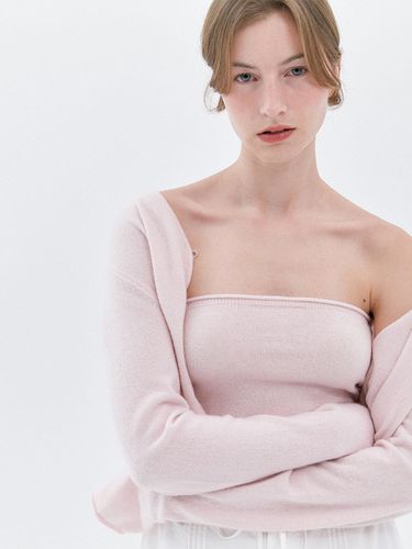 Phoebe Bolero Cardigan (Baby Pink) - nyhavn - Modalova