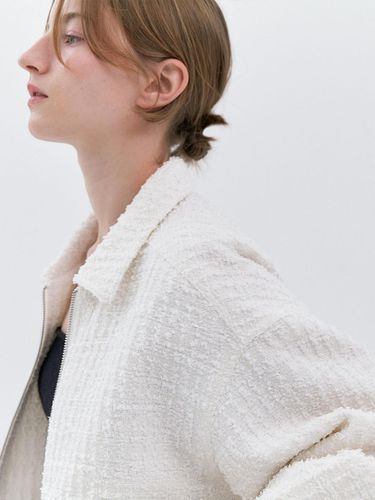 Fay Tweed Jacket (Ivory) - nyhavn - Modalova