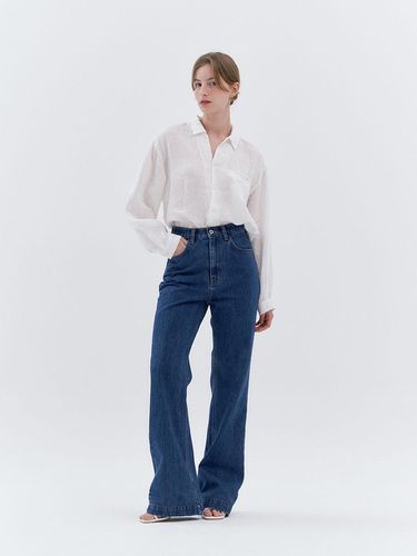 Nicole Bootcut Denim Pants (Indigo) - nyhavn - Modalova