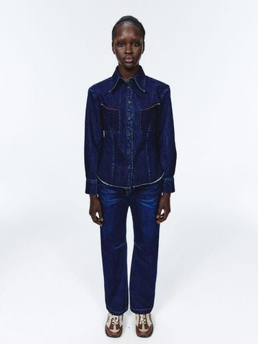 Indigo Denim Shirt - odlyworkshop - Modalova