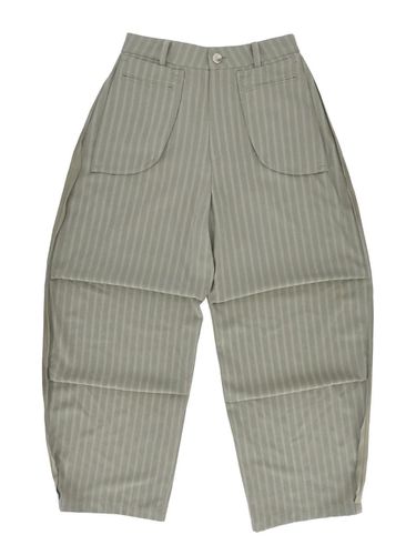 Gust Stripe Knee Dart Trousers - odlyworkshop - Modalova