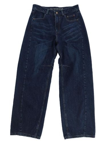 Indigo Washed Jeans (Wide fit) - odlyworkshop - Modalova