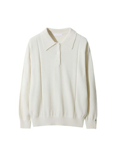 Basic Polo Sweater_D5WAW24102WHX - LE CASHMERE - Modalova