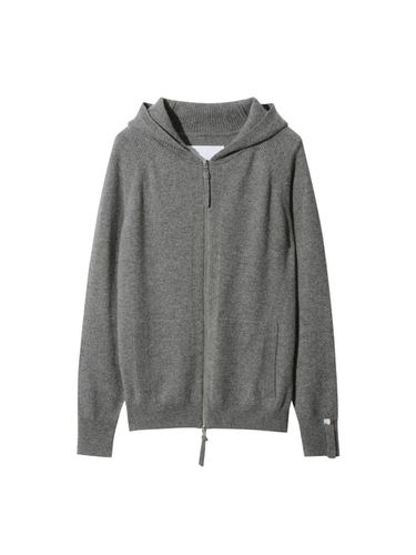 Men Hooded Cardigan_D6WAW24002GYX - LE CASHMERE - Modalova