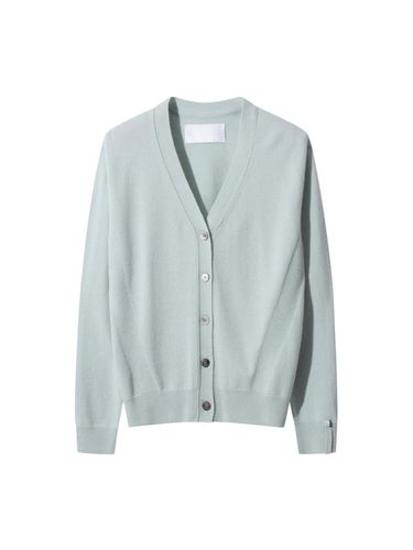 Men V-neck Cardigan_D6WAW24001MIX - LE CASHMERE - Modalova