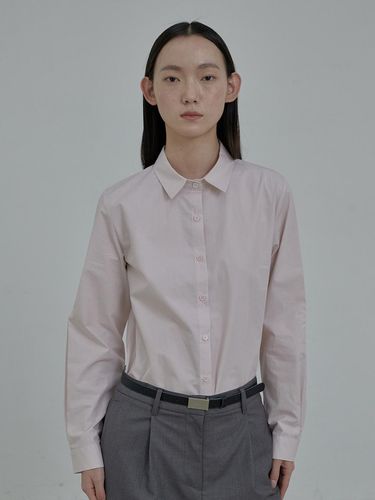 Ray semi wide shirt - Dusty Pink - MAUSOLEUM - Modalova