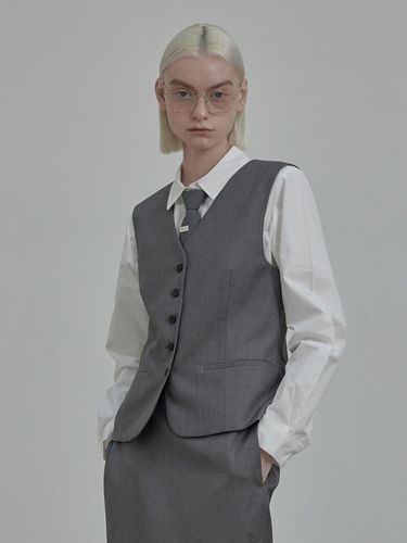 Lydia suit jacket vest - Grey - MAUSOLEUM - Modalova