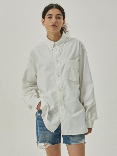 Laver 2112 Oversized-fit Off-White Oxford Shirt - MAGOODGAN - Modalova