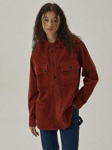 Raiver 2113 corduroy utility loose fit shirt - dar - MAGOODGAN - Modalova