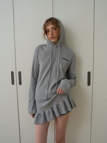 Wandering Frill Dress / Gray - oursaalty - Modalova