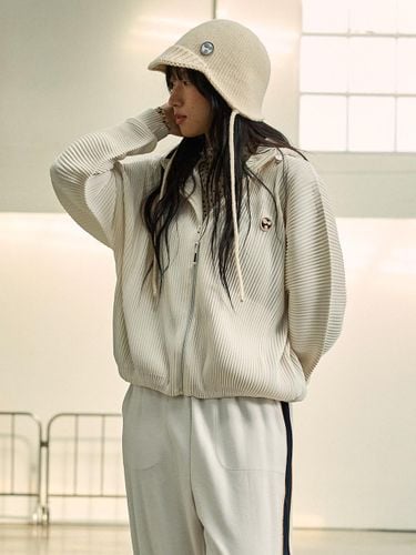 Zip-Up Hooded Jumper _AI08WNPJP02IV - yoyoyoy - Modalova