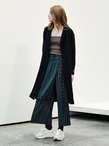 Buckle Wrap Pleated Pants Charcoal_AI08WNPSL02CH - yoyoyoy - Modalova